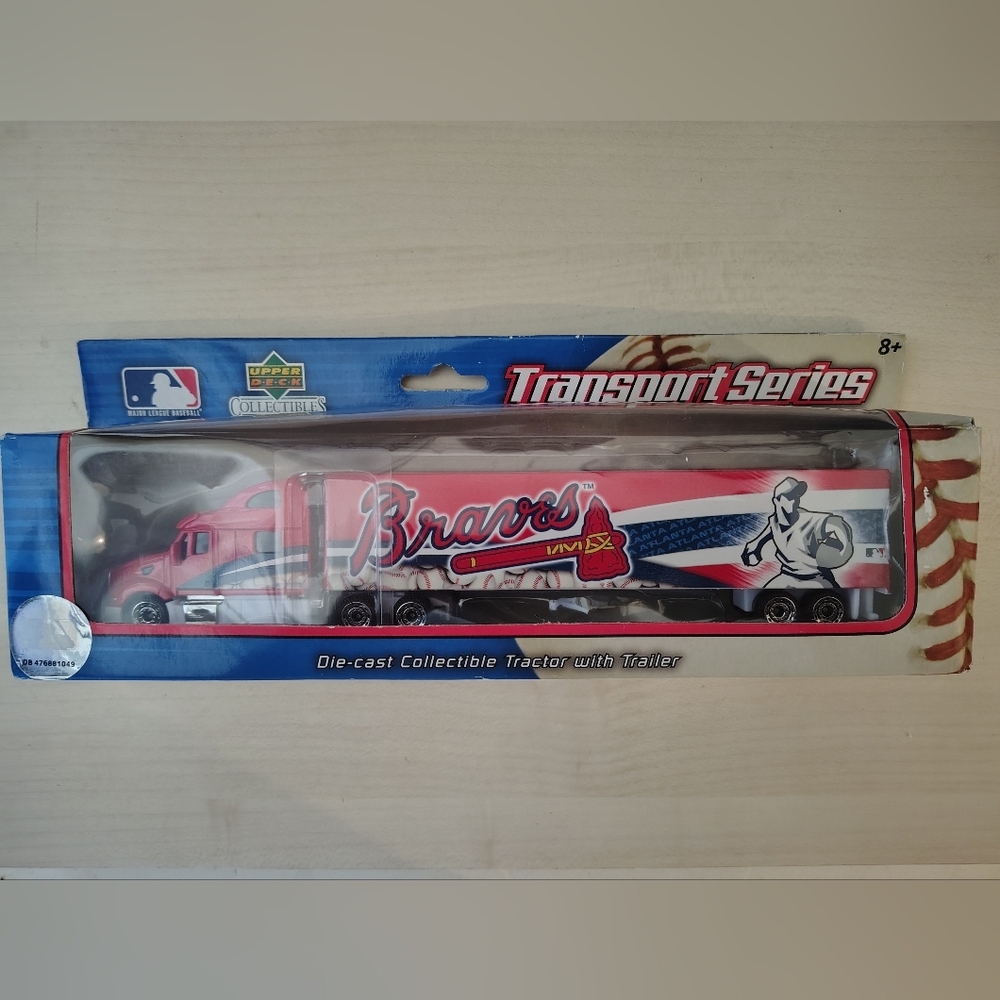 Atlanta Braves MLB Upper Deck Tractor Trailer - Transport Series